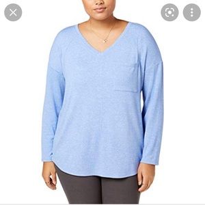 Calvin Klein Performance Plus Size Drop-Shoulder T-Shirt Women's